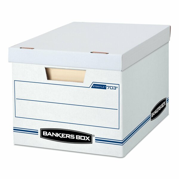 Bankers Box STOR/FILE Storage Boxes, Letter/Legal, 12"x16.25"x10.5", White, PK20 0070333